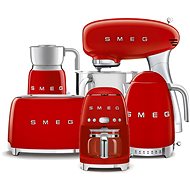 SMEG 50's Retro Style 4.8 l Food Processor red, with stainless steel base + Hood + Hood - Appliance Set