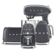 SMEG 50's Retro Style 4,8 l food processor grey, with stainless steel bowl + Hood + Pressure cooker - Appliance Set