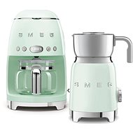 SMEG 50's Retro Style 1,4l 10 cup pastel green + SMEG 50's Retro Style 0 - Set