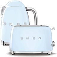 kettle SMEG 50's Retro Style 1,7l pastel blue + toaster SMEG 50's Retro Style 2x - Set