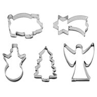 SMOLIK CHRISTMAS Small set of 5 pcs 794 25-48 mm, tinned - Cookie Cutter