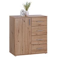 Nejlevnější nábytek INA 02, dub artisan - Chest of Drawers