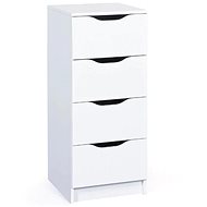 Nejlevnější nábytek Westphalen 4, bílá - Chest of Drawers