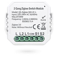 Smoot ZigBee Switch Module without scratchpad dual channel - Switching Relay