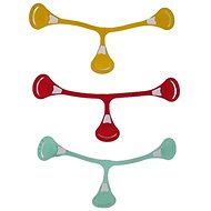 Snappi paperclip 3 pcs red / mint / dark yellow - Diaper Pins