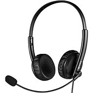 Sandberg PC 2in1 Office Headset Jack+USB, Black - Headphones