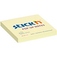 STICK´N POP-UP, 76 × 76 mm, žlutý, 100 lístků - Memo Pad
