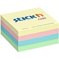 STICK´N Cube, 76x76mm, Pastel Mix, 400 sheets - Sticky Notes