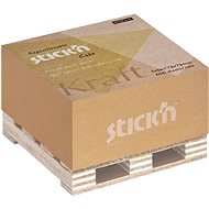 STICK´N KRAFT on palette, 76 × 76 mm, brown, 400 sheets - Memo Pad