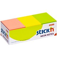 STICK´N 38 × 51 mm, neon mix, 12 × 100 leaves - Memo Pad