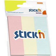 STICK´N 76 × 25 mm, pastel mix, 3 × 50 sheets - Self-Adhesive Labels