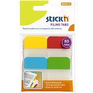 STICK'N EXTRA-FLEXIBLE, 38 × 25 mm, mixed colours, 4 × 20 tabs - Self-Adhesive Labels