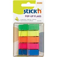 STICK´N POP-UP, 45 × 12 mm, neon mix, 5 × 40 cards - Self-Adhesive Labels
