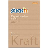 STICK´N KRAFT, 150 × 101 mm, brown lined, 100 sheets - Memo Pad