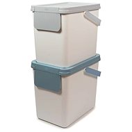 SNIPS Sorted waste bin 25 l 2 pcs white + lid mix - Rubbish Bin