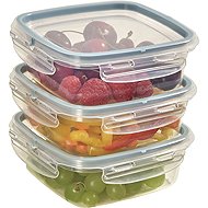 Snips Sada dóz na potraviny 500 ml, 3 ks, BPA Free, transparentní a modrá - Food Container Set