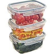 Snips Sada dóz na potraviny 1,2 l, 3 ks, BPA Free, transparentní a modrá - Food Container Set