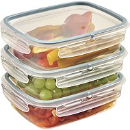 Snips Sada dóz na potraviny 1,4 l, 3 ks, BPA Free, transparentní a modrá - Food Container Set
