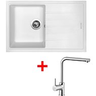 Sinks Best 780 Milk + Elka - Kitchen Sink and Tap Set