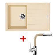 Sinks Best 780 Sahara + Enigma S GR - Kitchen Sink and Tap Set