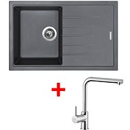 Sinks Best 780 Titanium + Elka - Kitchen Sink and Tap Set