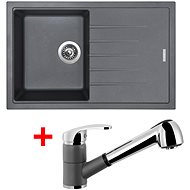 Sinks Best 780 Titanium + Legenda S GR - Kitchen Sink and Tap Set