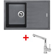 Sinks Best 780 Titanium + Mix 350P - Kitchen Sink and Tap Set