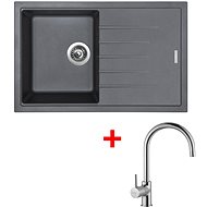 Sinks Best 780 Titanium + Vitalia - Kitchen Sink and Tap Set
