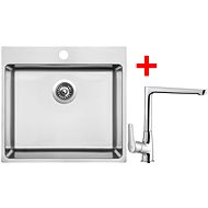 Sinks Blocker 550 + Caspira - Kitchen Sink and Tap Set