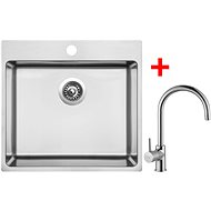 Sinks Blocker 550 + Vitalia - Kitchen Sink and Tap Set