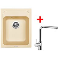 Sinks Classic 400 Sahara + Elka - Kitchen Sink and Tap Set