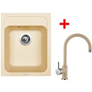 Sinks Classic 400 Sahara + Vitalia GR - Kitchen Sink and Tap Set