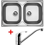 Sinks Classic 800 Duo V + Pronto - Kitchen Sink and Tap Set