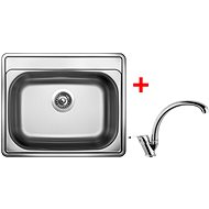 Sinks Comfort 600 V + Evera - Kitchen Sink and Tap Set