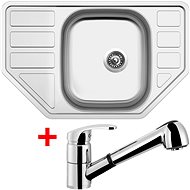 Sinks Corno 770 V + Legenda S - Kitchen Sink and Tap Set