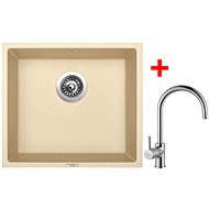 Sinks Frame 457 Sahara + Vitalia - Kitchen Sink and Tap Set