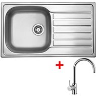 Sinks Hypnos 860 V + Vitalia - Kitchen Sink and Tap Set