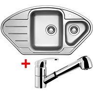 Sinks Lotus 945.1 V + Legenda S - Kitchen Sink and Tap Set