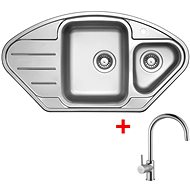 Sinks Lotus 945.1 V + Vitalia - Kitchen Sink and Tap Set