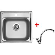 Sinks Manaus 480 V + Evera - Kitchen Sink and Tap Set