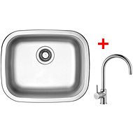 Sinks Neptun 526 V + Vitalia - Kitchen Sink and Tap Set