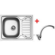 Sinks Okio 650 V + Evera - Kitchen Sink and Tap Set