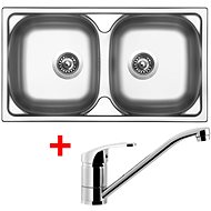 Sinks Okio 780 Duo V + Pronto - Kitchen Sink and Tap Set