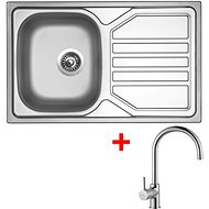 Sinks Okio 800 V + Vitalia - Kitchen Sink and Tap Set