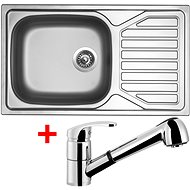Sinks Okio 860 XXL V + Legenda S - Kitchen Sink and Tap Set