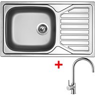 Sinks Okio 860 XXL V + Vitalia - Kitchen Sink and Tap Set