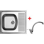 Sinks Short 580 V + Evera - Kitchen Sink and Tap Set