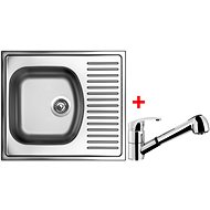 Sinks Short 580 V + Legenda S - Kitchen Sink and Tap Set