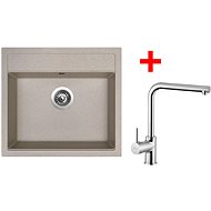 Sinks Solo 560 Avena + Elka - Kitchen Sink and Tap Set