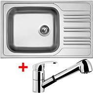 Sinks Star 780 XXL V + Legenda S - Kitchen Sink and Tap Set